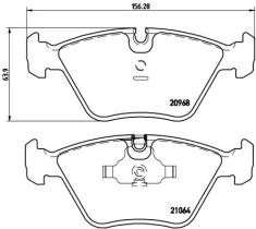 BREMBO P06012 - PASTILLA DE FRENO