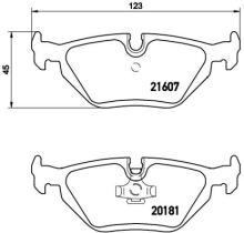 BREMBO P06013 - PASTILLA DE FRENO