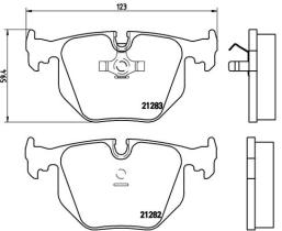 BREMBO P06016 - PASTILLA DE FRENO