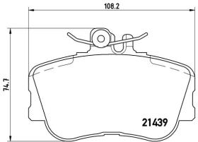 BREMBO P06017 - PASTILLA DE FRENO