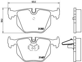 BREMBO P06020 - PASTILLA DE FRENO