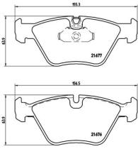 BREMBO P06022 - PASTILLA DE FRENO