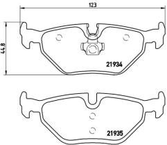 BREMBO P06025 - PASTILLA DE FRENO