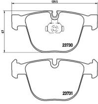 BREMBO P06026 - PASTILLA DE FRENO