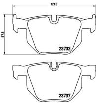 BREMBO P06033 - PASTILLA DE FRENO