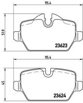 BREMBO P06037 - PASTILLA DE FRENO