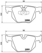 BREMBO P06039 - PASTILLA DE FRENO