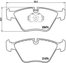 BREMBO P06042 - PASTILLA DE FRENO