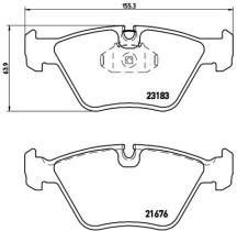 BREMBO P06043 - PASTILLA DE FRENO