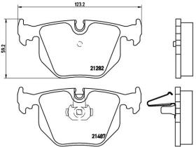 BREMBO P06044 - PASTILLA DE FRENO