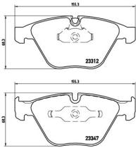 BREMBO P06046 - PASTILLA DE FRENO