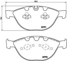 BREMBO P06047 - PASTILLA DE FRENO