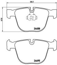 BREMBO P06050 - PASTILLA DE FRENO