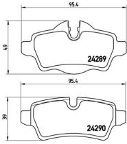 BREMBO P06052 - PASTILLA DE FRENO