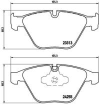 BREMBO P06055 - PASTILLA DE FRENO