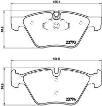 BREMBO P06057 - PASTILLA DE FRENO