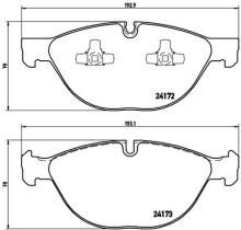 BREMBO P06058 - PASTILLA DE FRENO