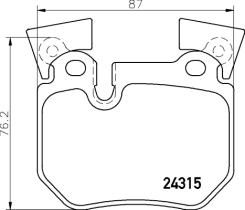 BREMBO P06059 - PASTILLA DE FRENO