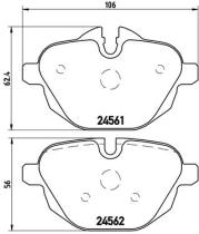 BREMBO P06064 - PASTILLA DE FRENO