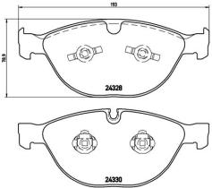 BREMBO P06066 - PASTILLA DE FRENO