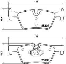 BREMBO P06071 - PASTILLA DE FRENO