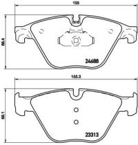 BREMBO P06074 - PASTILLA DE FRENO