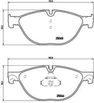 BREMBO P06076 - PASTILLA DE FRENO