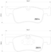 BREMBO P06078 - PASTILLA DE FRENO