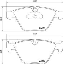 BREMBO P06081 - PASTILLA DE FRENO