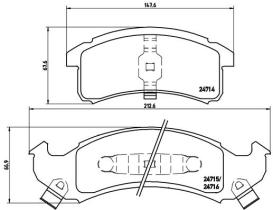 BREMBO P07002 - PASTILLA DE FRENO