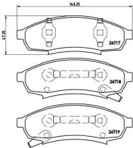 BREMBO P07003 - PASTILLA DE FRENO