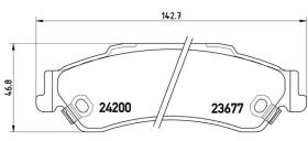 BREMBO P10002 - PASTILLA DE FRENO