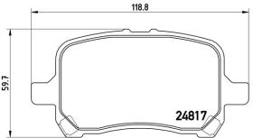 BREMBO P10014 - PASTILLA DE FRENO