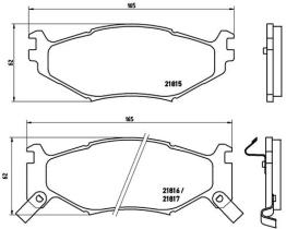 BREMBO P11007 - PASTILLA DE FRENO