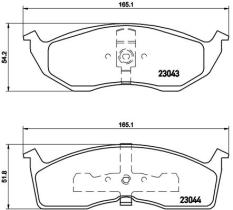 BREMBO P11008 - PASTILLA DE FRENO