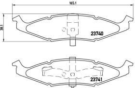 BREMBO P11009 - PASTILLA DE FRENO