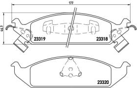 BREMBO P11011 - PASTILLA DE FRENO