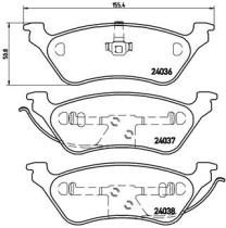 BREMBO P11014 - PASTILLA DE FRENO