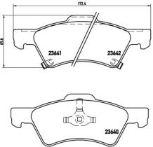 BREMBO P11015 - PASTILLA DE FRENO