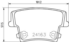 BREMBO P11018 - PASTILLA DE FRENO