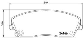 BREMBO P11019 - PASTILLA DE FRENO