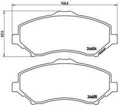 BREMBO P11022 - PASTILLA DE FRENO