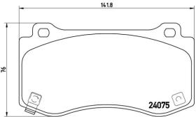 BREMBO P11023 - PASTILLA DE FRENO