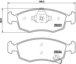 BREMBO P11031 - PASTILLA DE FRENO