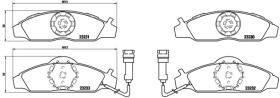 BREMBO P15003 - PASTILLA DE FRENO