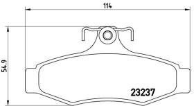 BREMBO P15005 - PASTILLA DE FRENO