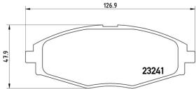 BREMBO P15006 - PASTILLA DE FRENO