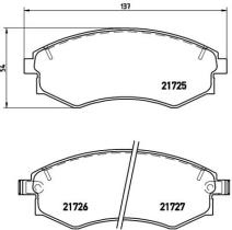 BREMBO P15011 - PASTILLA DE FRENO