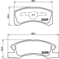 BREMBO P16011 - PASTILLA DE FRENO