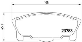 BREMBO P16014 - PASTILLA DE FRENO